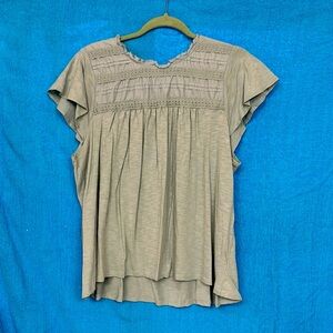 Ella Moss Women's Blouse in Taupe